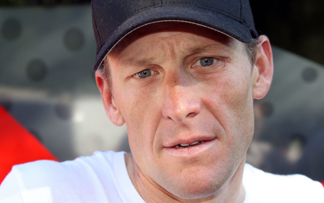 Shamed American cyclist Lance Armstrong.