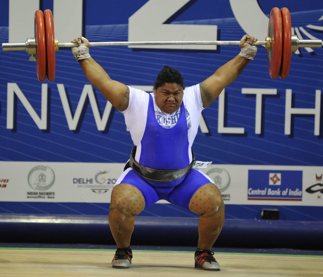 Ele Opeloge won gold at the 2010 Delhi Commonwealth Games.