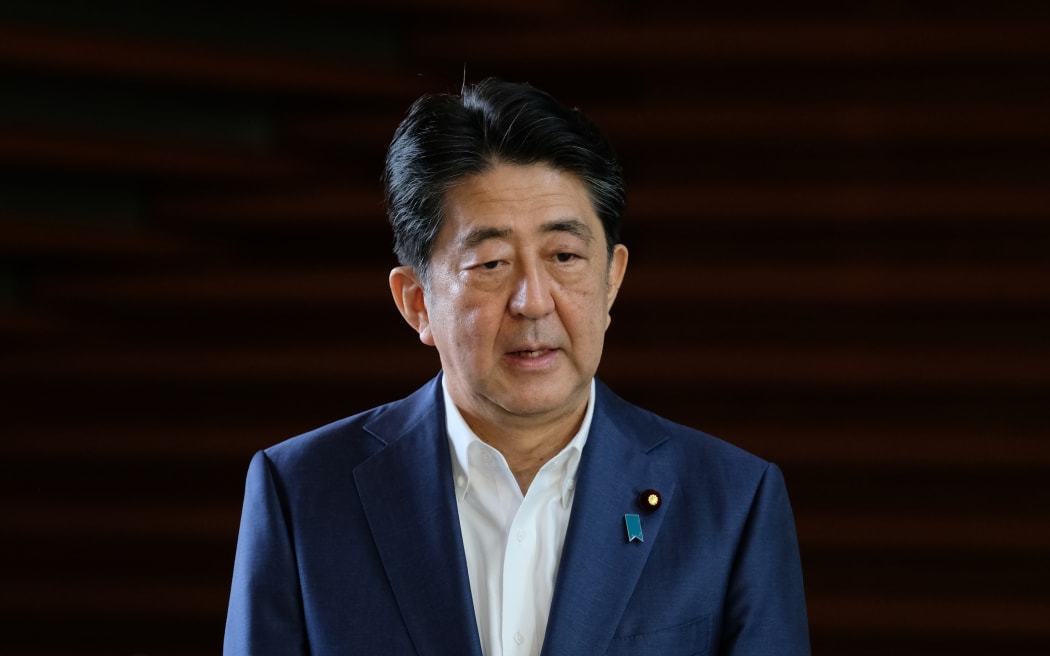 Japanese Prime Minister Shinzo Abe.
