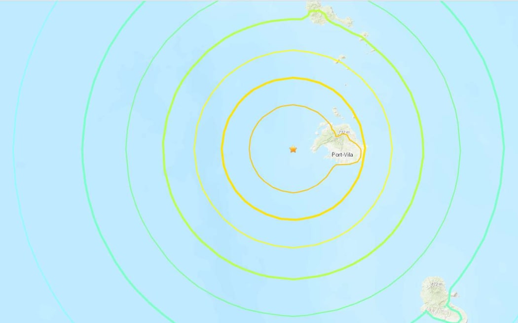 7.4 Magnitude Earthquake registered off of Vanuatu.