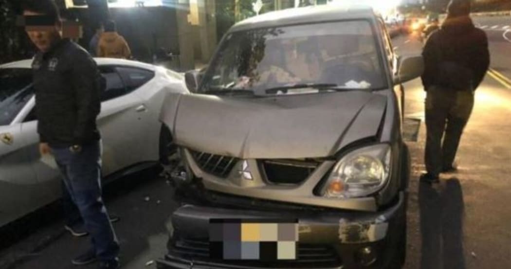 Lin Chin-hsiang was helping his mother with an early morning delivery after an overnight shift at a restaurant.