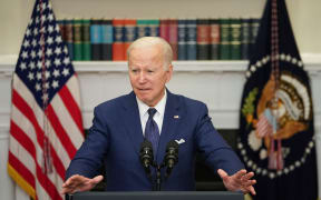 US President Joe Biden delivers remarks in the Roosevelt Room of the White House in Washington, DC, on May 24, 2022, after a gunman shot dead 18 young children at an elementary school in Texas. - US President Joe Biden on Tuesday called for Americans to stand up against the country's powerful pro-gun lobby after a gunman shot dead 18 young children at an elementary school in Texas.
"When, in God's name, are we going to stand up to the gun lobby," he said in an address from the White House.
"It's time to turn this pain into action for every parent, for every citizen of this country. We have to make it clear to every elected official in this country: it's time to act." (Photo by Stefani Reynolds / AFP)