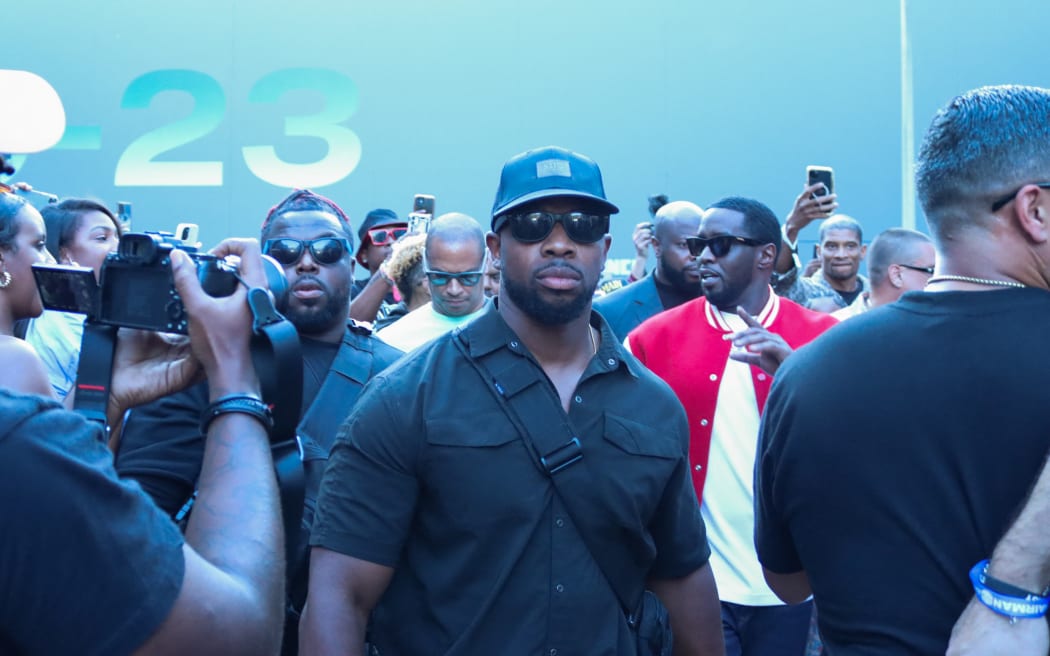 Rapper Sean 'Diddy' Combs arrives on the second day of his Revolt World tour on 23 September, 2023 in Atlanta, Georgia.