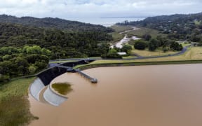 The Lower Nihotupu Dam. 29 January, 2023