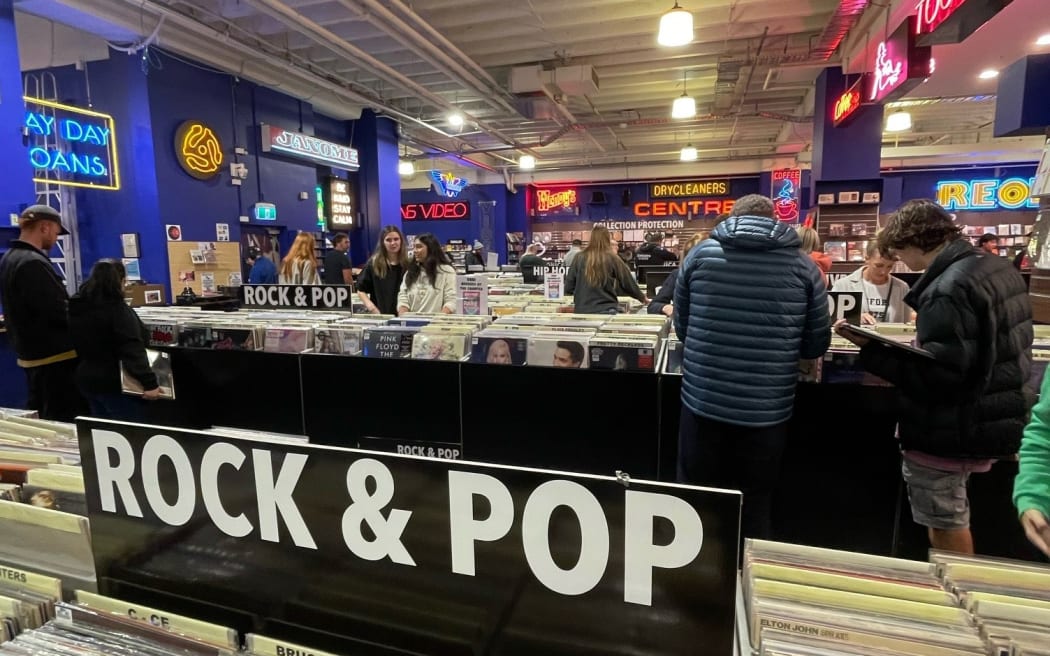 Record Store Day 2024 at Real Groovy in Auckland.