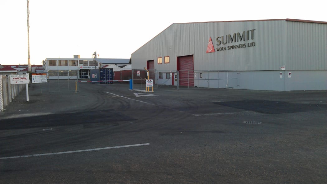 The Summit Wool Spinners factory in Oamaru.