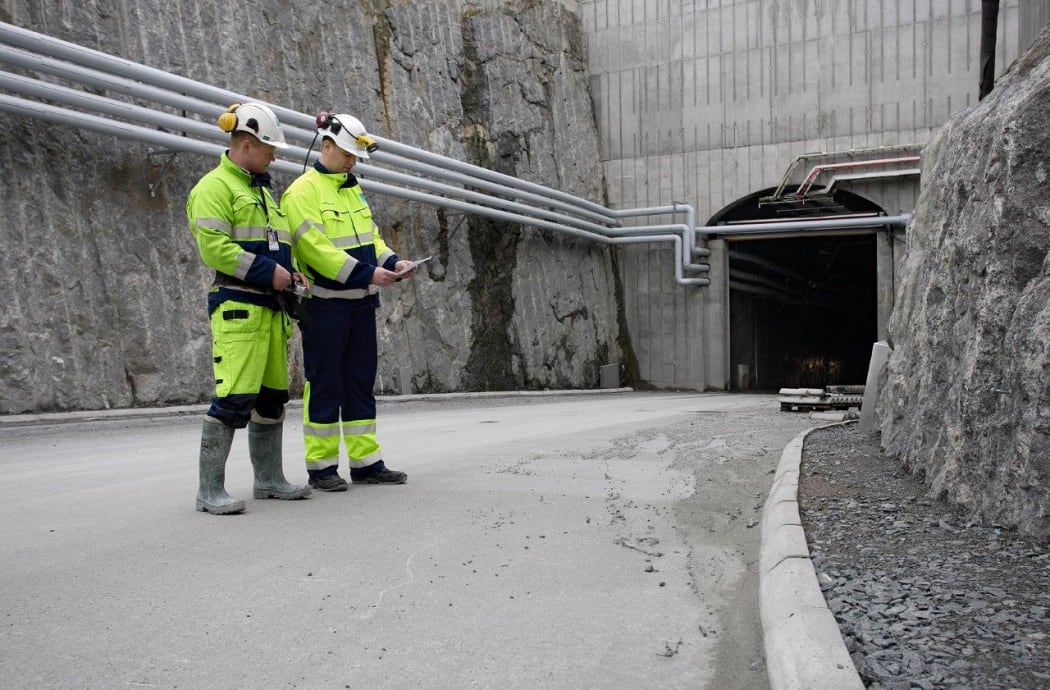 Tunnel entrance at Olkiluoto