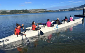New Zealand's Women's Waka Ama team