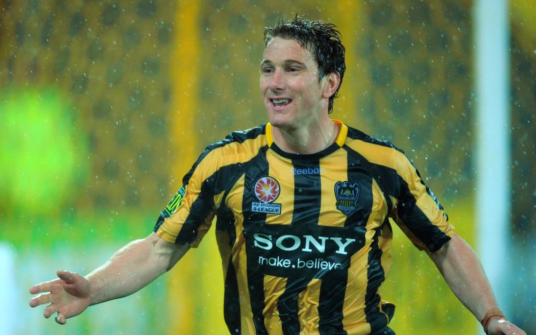 Chris Greenacre celebrates scoring for the Phoenix in 2010.