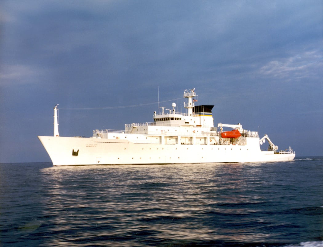 US surveying vessel, the USNS Bowditch, was collecting information about the waters off Subic Bay in international waters near the Philippines.