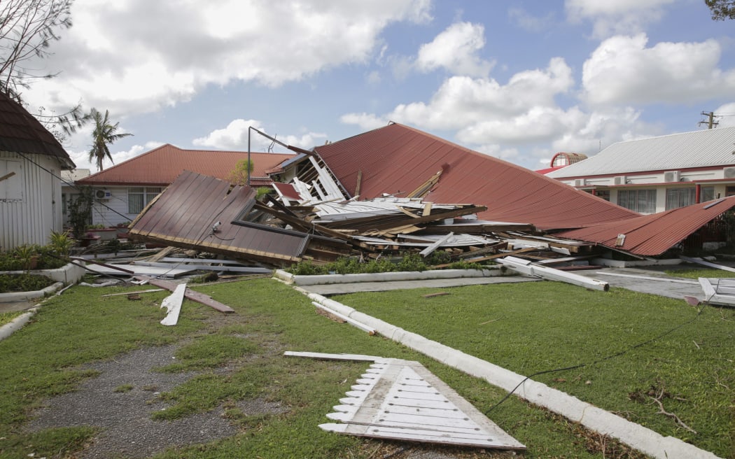 The old Tongan Parliament, shipped from New Zealand in 1892, resisted many natural disasters but was destroyed by cyclone Gita.
