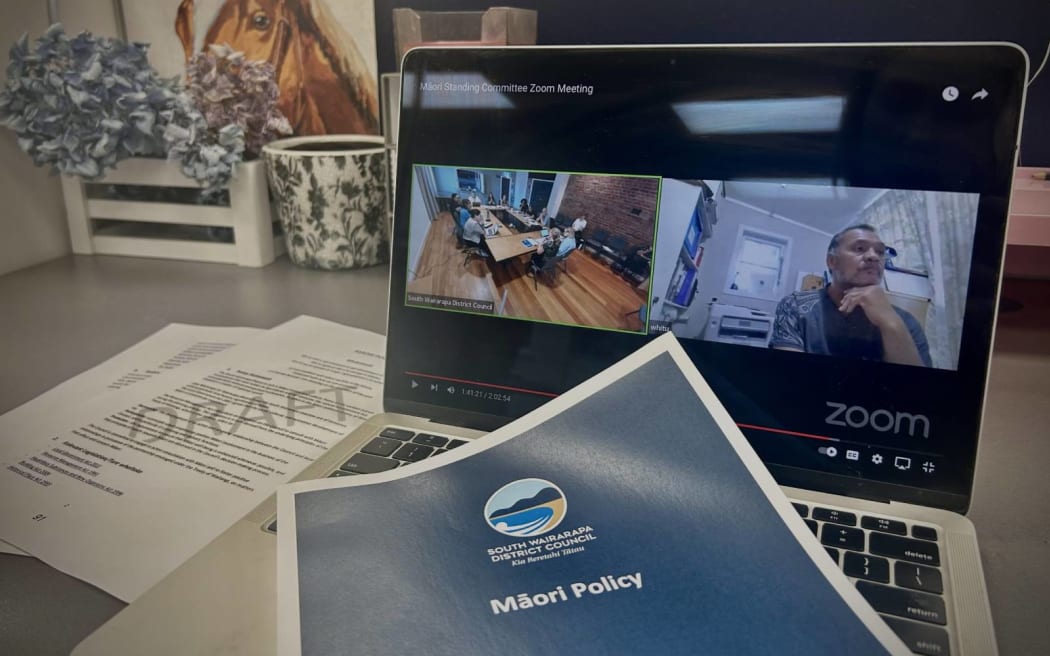 The South Wairarapa District Council Māori Standing Committee met on Tuesday night. Pictured is Whitu Karanua.