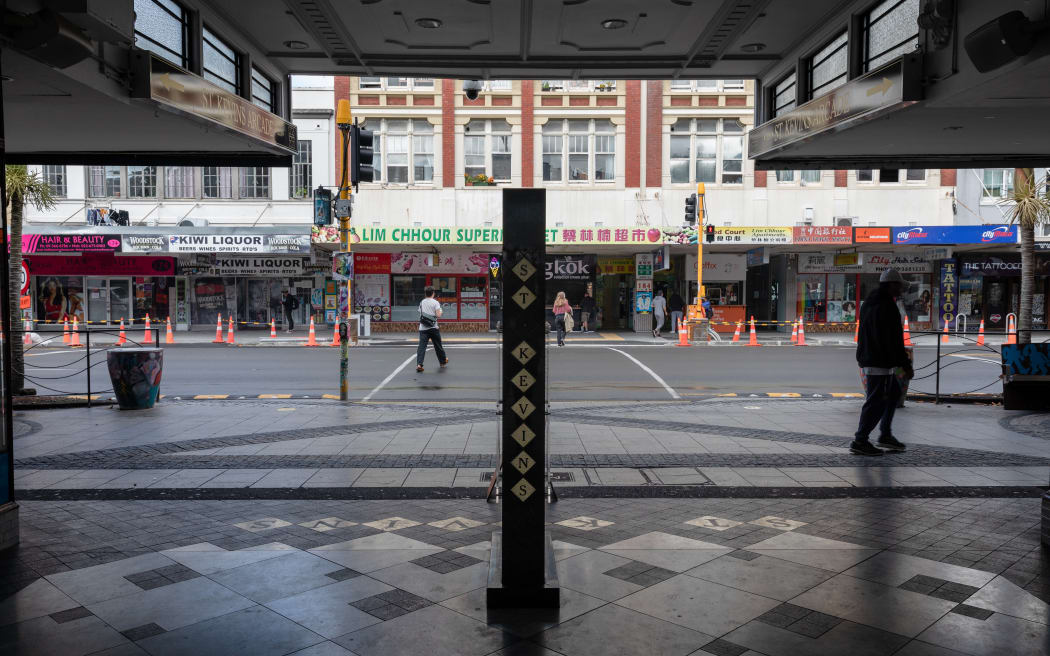 St Kevin's Arcade on Karangahape Road in Central Auckland.