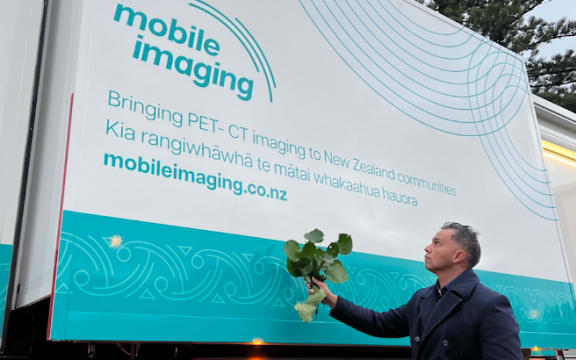 The Mobile Imaging unit was officially blessed in March 2024 in Auckland by kaumātua Eru Morgan.