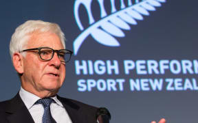 Outgoing Sport NZ chair Sir Paul Collins.