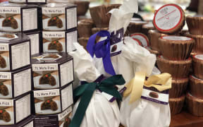 Stand of local Christmas treats at Moore Wilsons