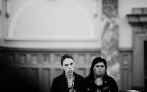 Prime Minister Jacinda Ardern with Foreign Minister Nanaia Mahuta