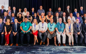 Pacific leaders attending the EU-Pacific Business Forum in Fiji.