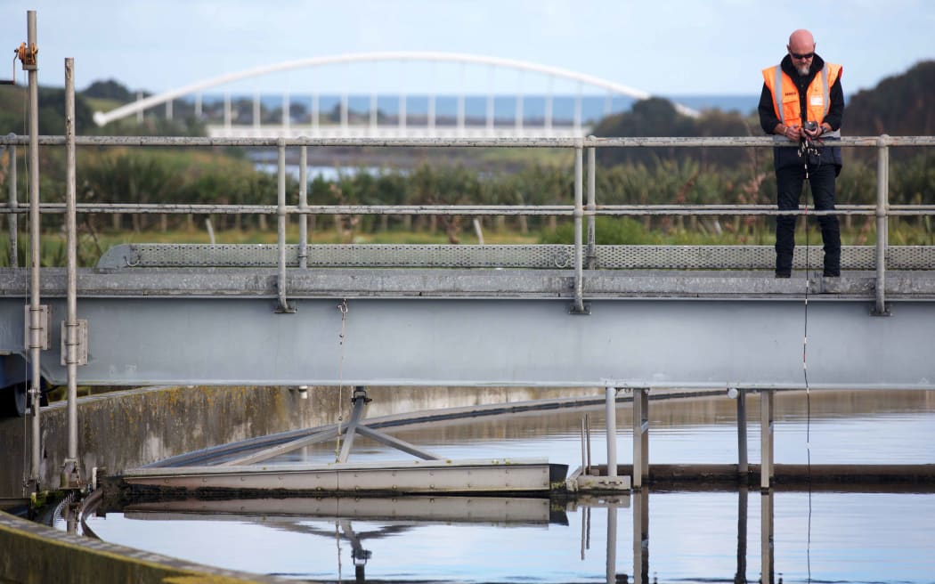 New Plymouth waste water treatment plant.