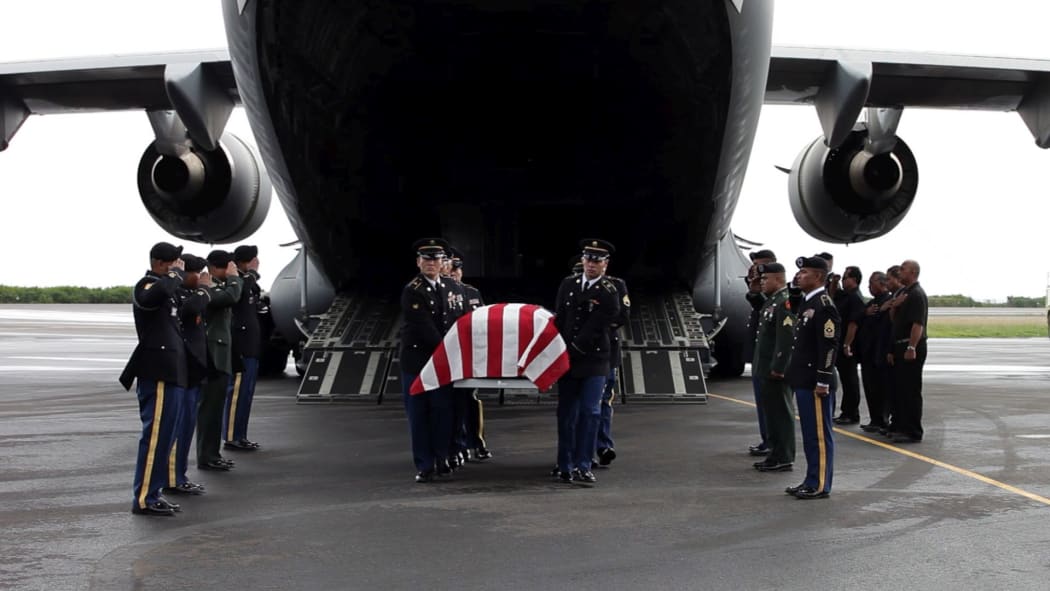 The body of SGT Sapuro B. Nena is returned to his home island of Kosrae, Federated States of Micronesia.