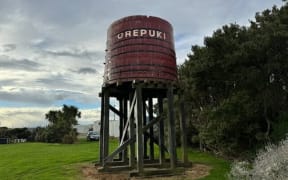 Orepuki’s historic water tower.