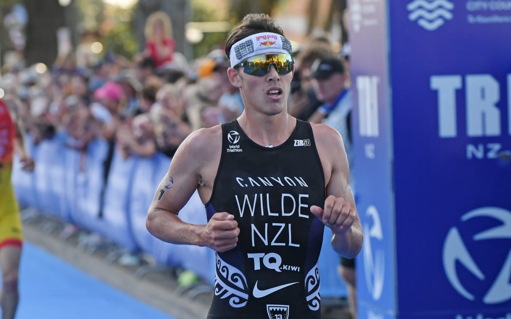 New Zealand triathlete Hayden Wilde.