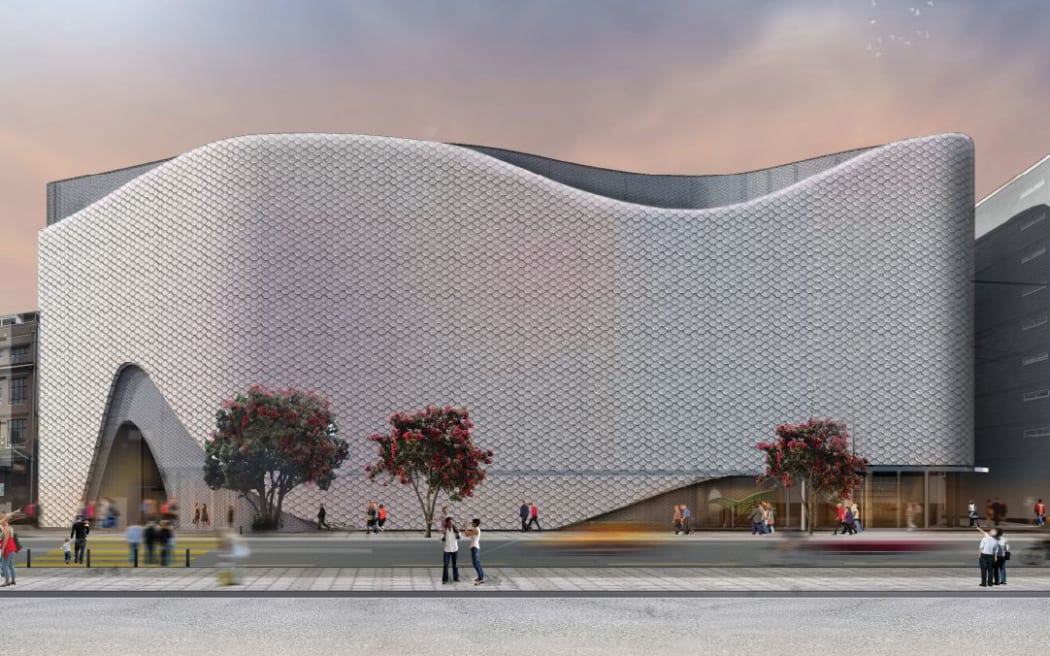 Two designs for Wellington's Movie Museum and Conference Centre near Te Papa have been released.