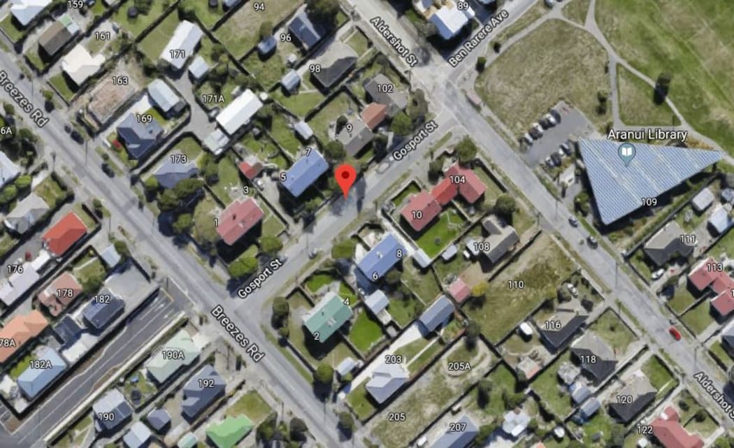 Gosport Street in Aranui, Christchurch.