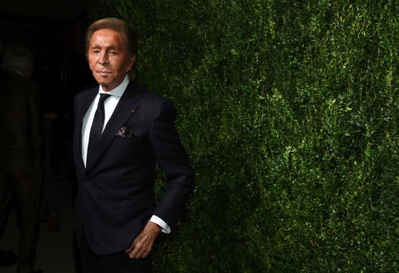 Valentino Garavani attends the 14th Annual CFDA Vogue Fashion Fund Gala at Weylin in November 2017 in New York.