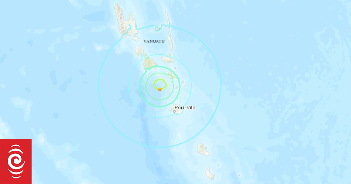 An earthquake hits Vanuatu  RNZ News