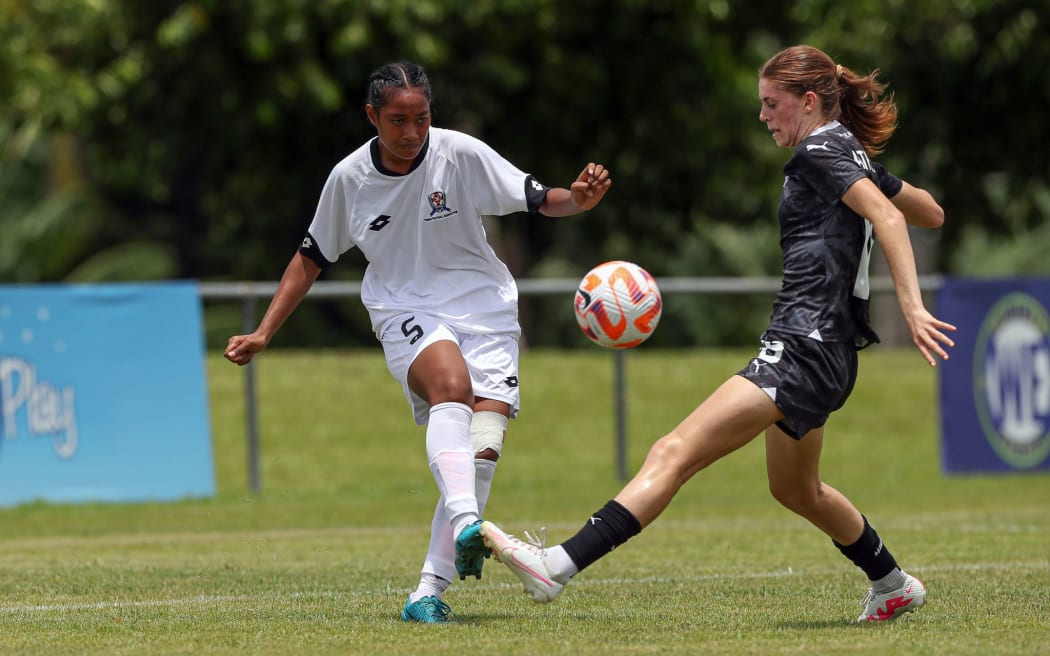New Zealand and Tonga battle it out in their first pool game on Wednesday. New Zealand won 3-0.