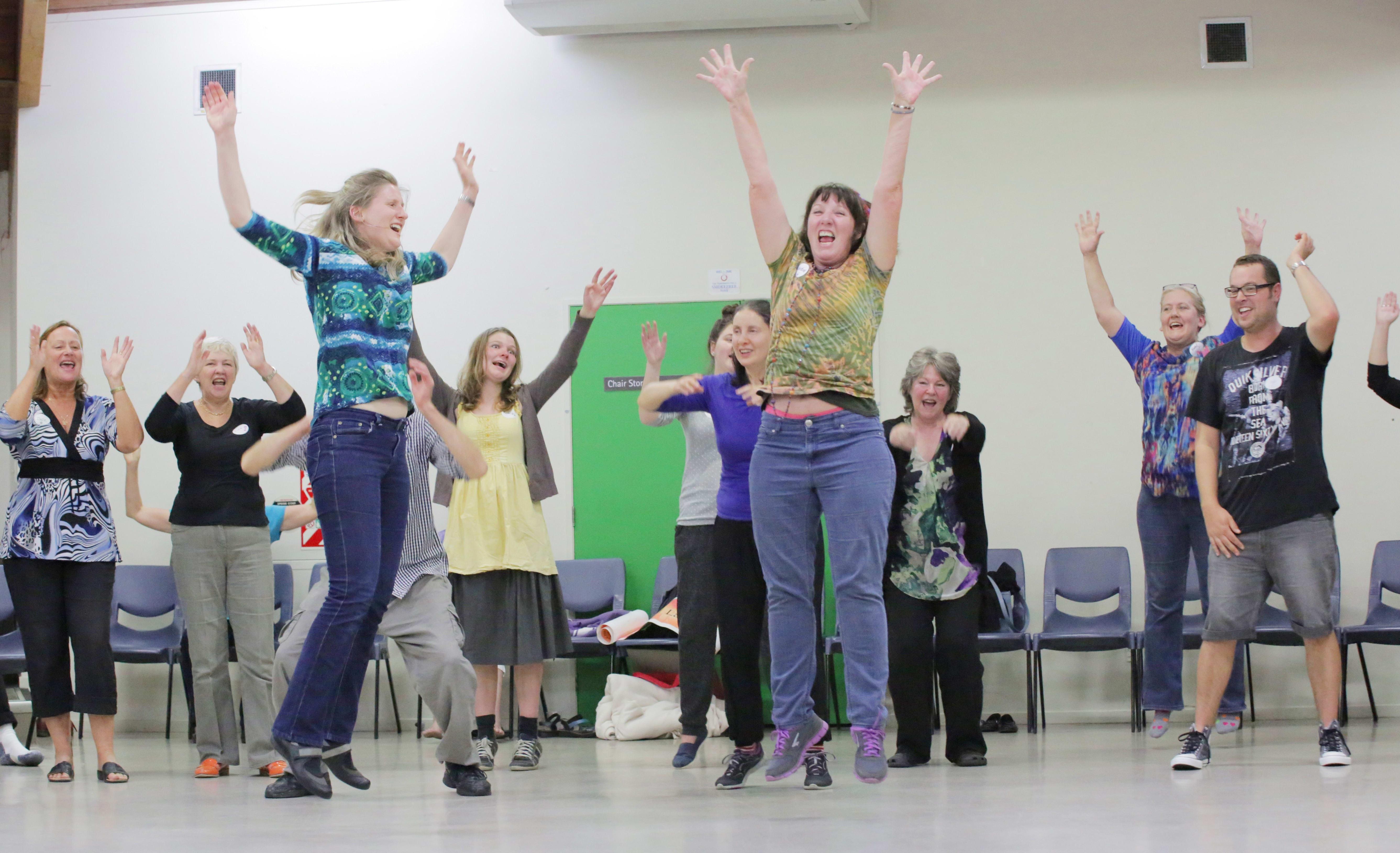 Laughter Yoga is a great stress reliever.