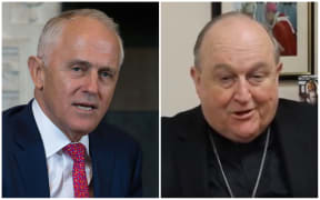 Australian Prime Minister Malcolm Turnbull and Philip Wilson.