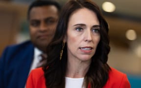PM Jacinda Ardern speaking after New Zealand's third coronavirus case was confirmed this morning.