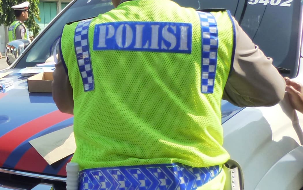 A police officer in Indonesia (file)