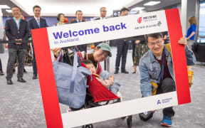 The welcome events for Air China returning to Auckland.