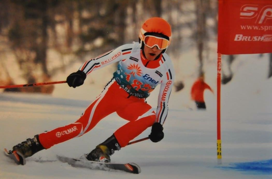 The Tongan Ski Team's Reinhard Ngatuvai Langer.