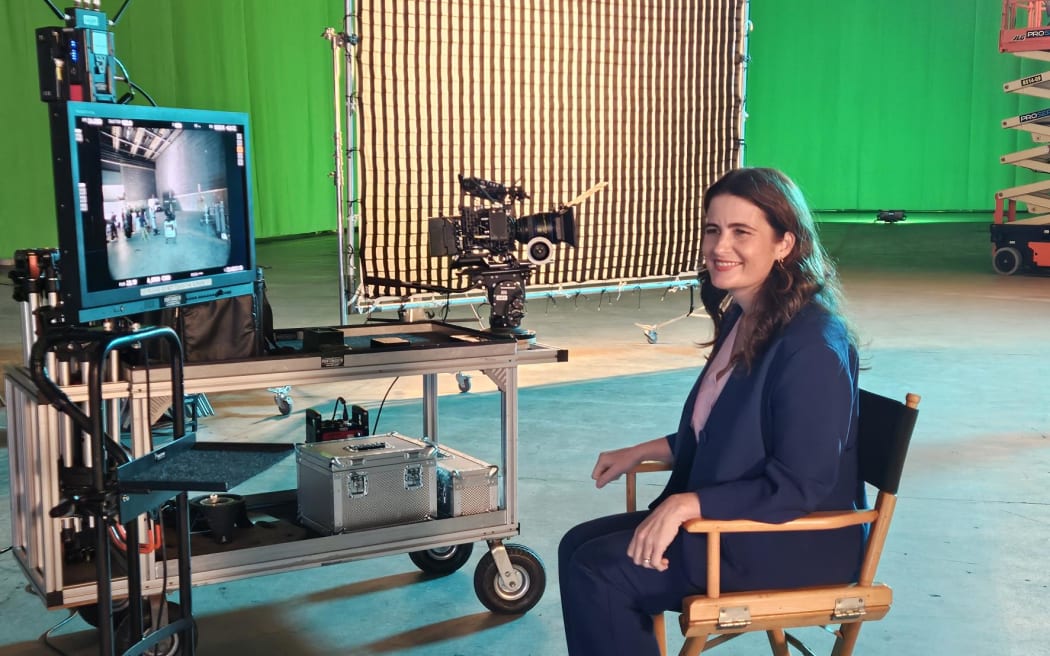 Stone Street Studios in Miramar, where Nicola Willis is announcing film subsidy expansion
