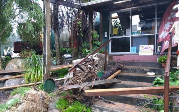 Whiti Farm Park rain damage in Whitianga