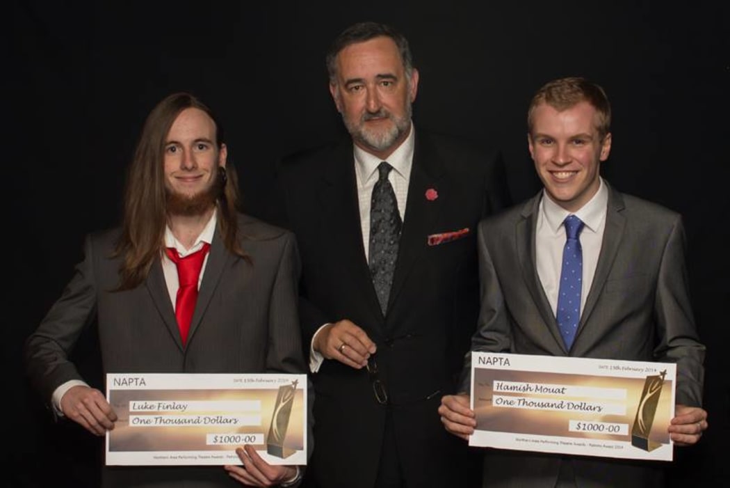 Geoff Clews with NAPTA Scholars