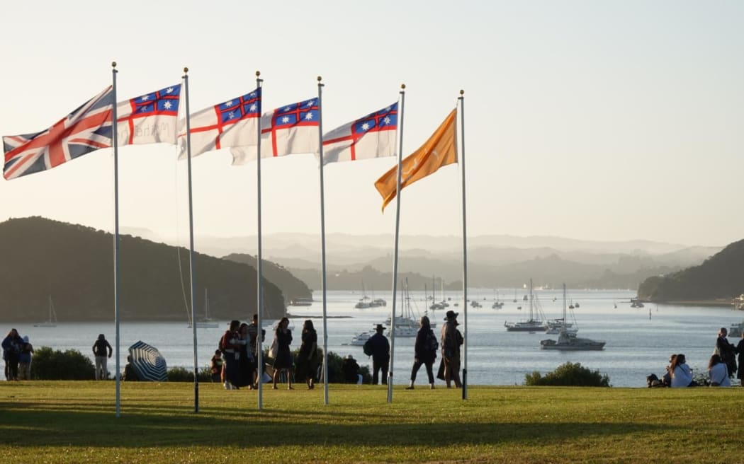 Sun rising over Treaty Grounds