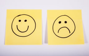 happy and sad face