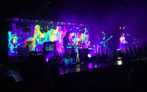 Tame Impala perform at Auckland's Logan Campbell Centre