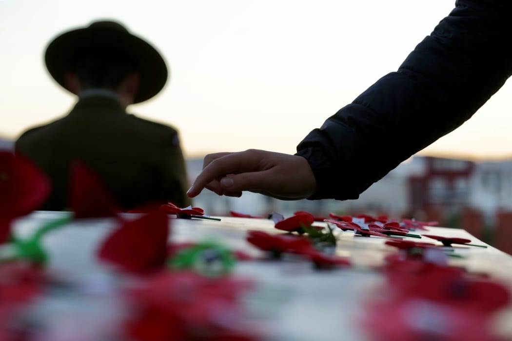Commemorations in Wellington at Pukeahu National War Memorial Park.