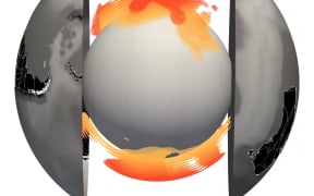 Earth’s blobs as imaged from seismic data. The African blob is at the top and the Pacific blob at the bottom.