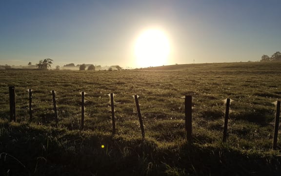 Early autumn morning Waikato