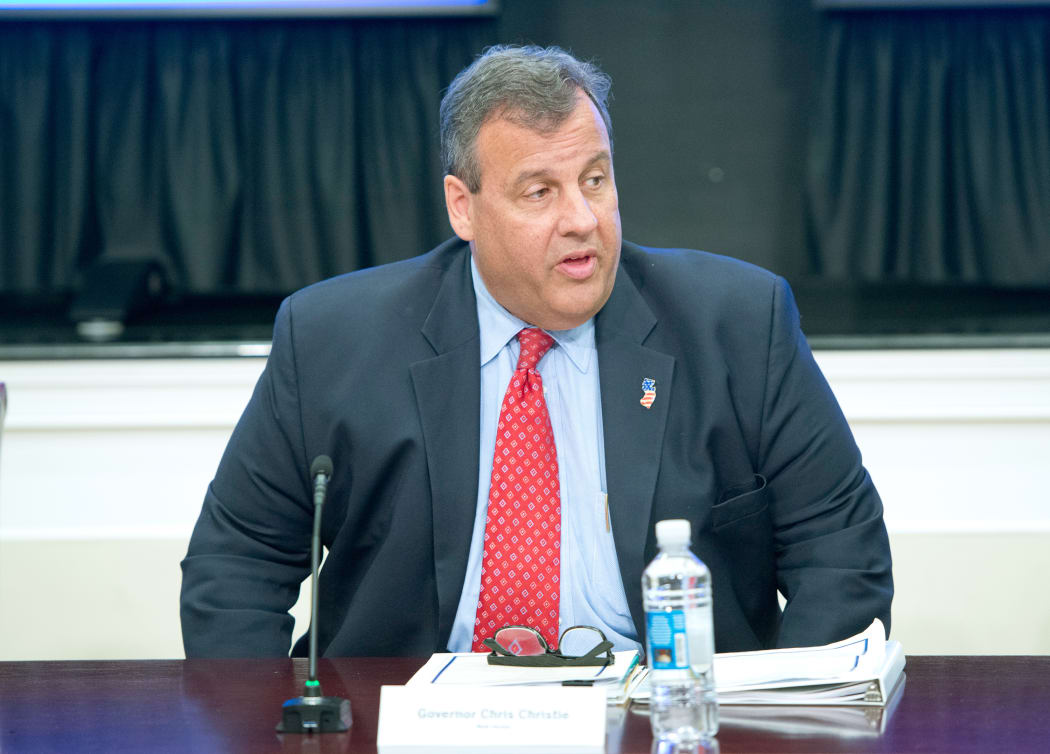 New Jersey governor Chris Christie in Washington, DC on 16 June 2107.