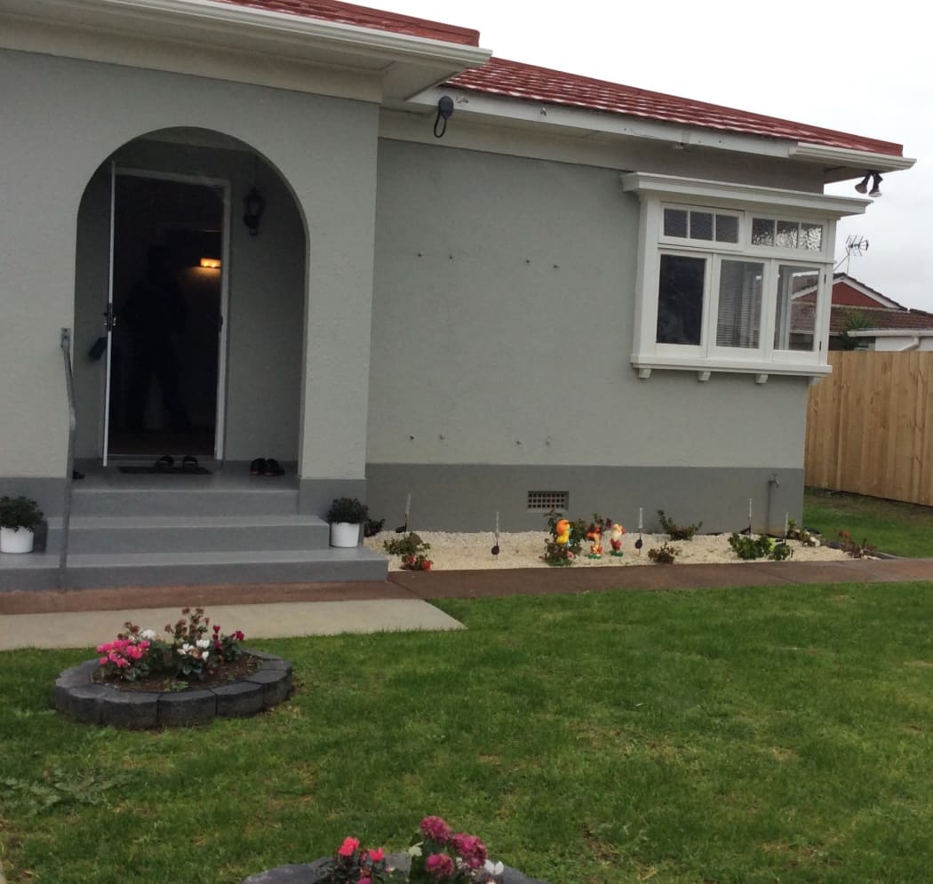 Gnomes in the garden of a South Auckland house