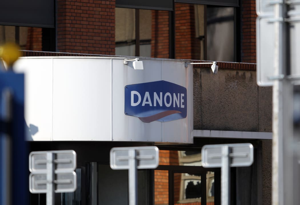 French Dairy firm Danone's biggest plant in Ferrieres-en-Bray, northwestern France.
