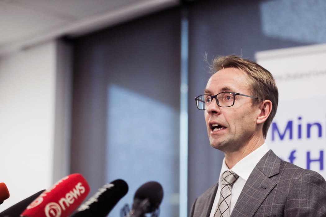 Director-General of Health Dr Ashley Bloomfield on 8/4/21/.